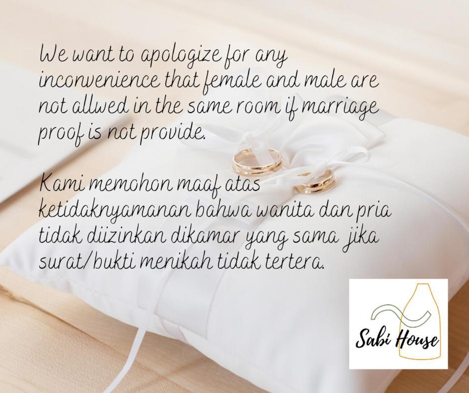 Sabi Guest House - Strategic Family -Married Couples Only- Hostel In Prawirotaman Yogyakarta Esterno foto